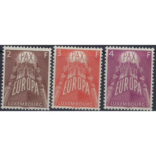 Luxemburg 329-31 MH 1957 Europa (ad2045)