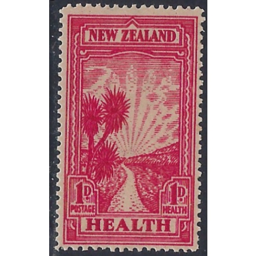 New Zealand B6 MNH 1933 issue; wee bit of color offset on back (ad2048)