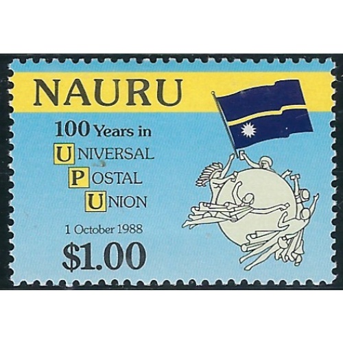 Nauru 354 MNH 1988 UPU (ad2052)