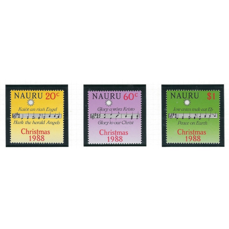 Nauru 355-57 MNH 1988 Christmas (ad2053)