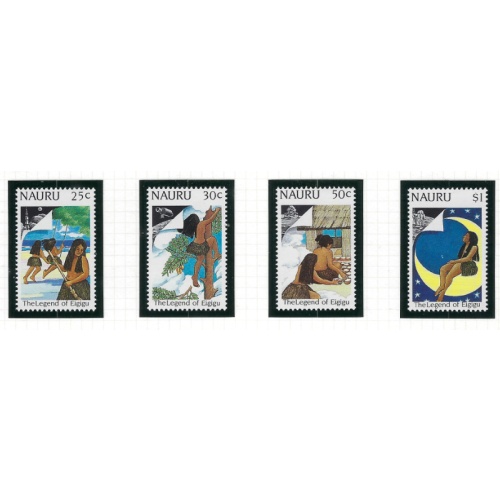 Nauru 364-67 MNH 1989 Legend of Eigigu (ad2056)