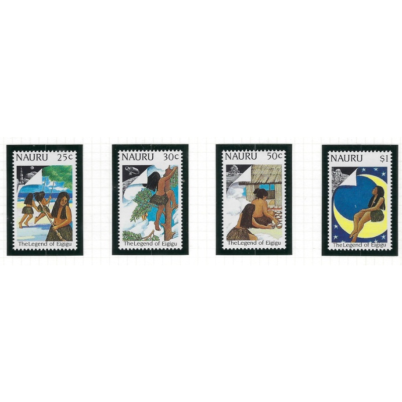 Nauru 364-67 MNH 1989 Legend of Eigigu (ad2056)
