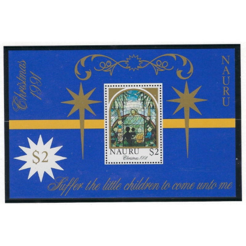 Nauru 395 MNH 1991 Christmas (ad2061)