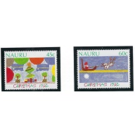 Nauru 397-98 MNH 1992 Christmas (ad2062)