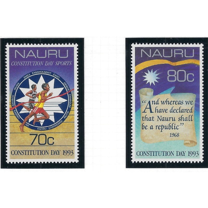 Nauru 400-01 MNH 1993 Christmas (ad2064)