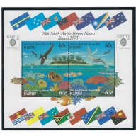 Nauru 405c MNH 1993 #405b with Singpex '93 overprint (ad2067)