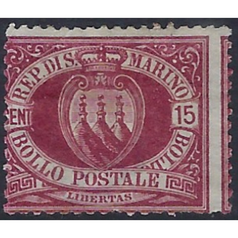 San Marino 10 MH 1894 issue (ad2077)