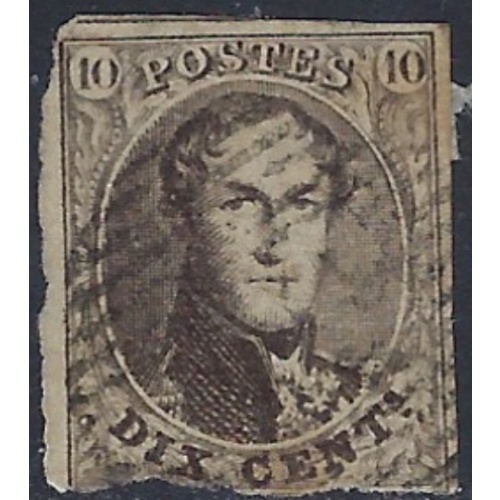 Belgium #3 Used 1850 issue; ragged cut (ad2079)