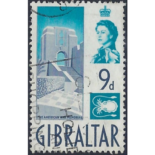 Gibraltar 155 Used 1960 issue (ad2102)