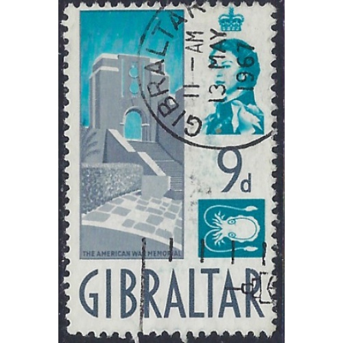 Gibraltar 155 Used 1960 issue (ad2103)