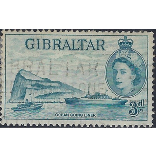Gibraltar 137 Used 1953 issue (ad2108)