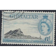Gibraltar 140 Used 1953 issue (ad2109)