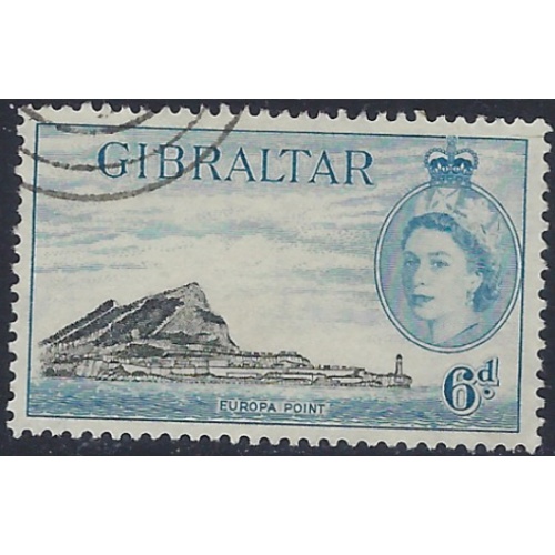 Gibraltar 140 Used 1953 issue (ad2109)
