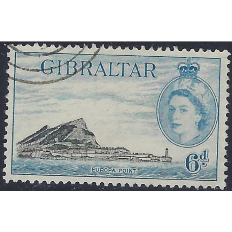 Gibraltar 140 Used 1953 issue (ad2109)