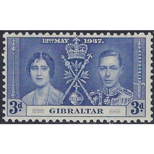Gibraltar 106 MNH 1937 issue (ad2117)