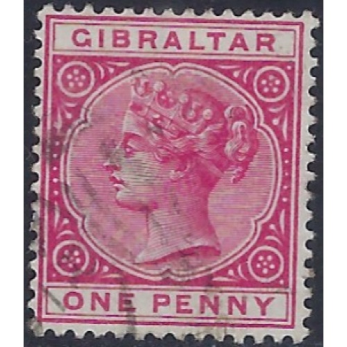 Gibraltar 11 Used 1898 issue (ad2120)