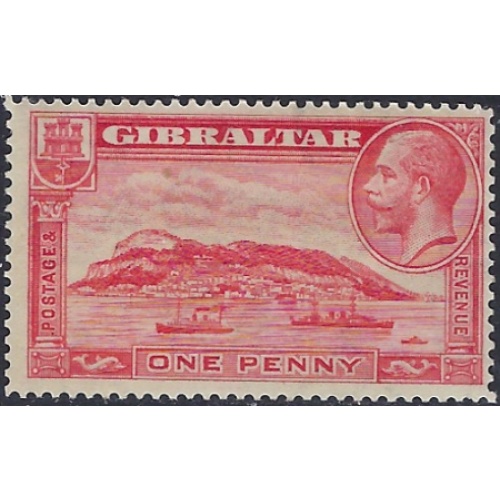 Gibraltar 96 MH 1931 issue; sweated gum (ad2128)