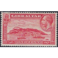 Gibraltar 96 MH 1931 issue; penciled numbers on back (ad2129)