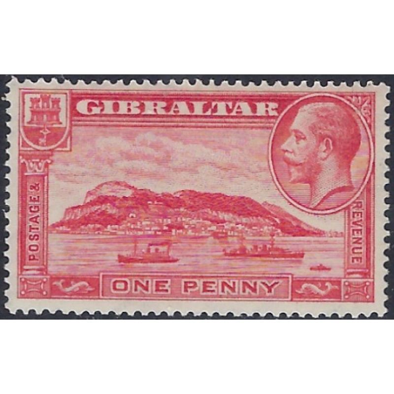 Gibraltar 96 MH 1931 issue; penciled numbers on back (ad2129)
