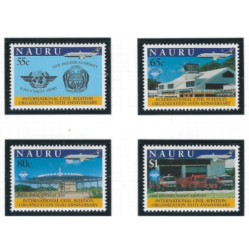 Nauru 411-14 MNH 1994  Civil Aviation (ad2147)