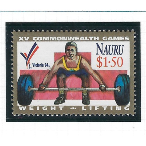 Nauru 410 MNH 1994 Weightlifter (ad2149)