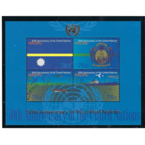 Nauru 418b MNH 1995 U.N. 50th Anniversary (ad2151)