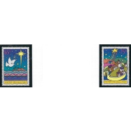 Nauru 419-20 1994 Christmas  (ad2153)