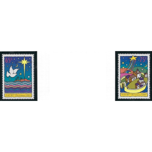 Nauru 419-20 1994 Christmas  (ad2153)