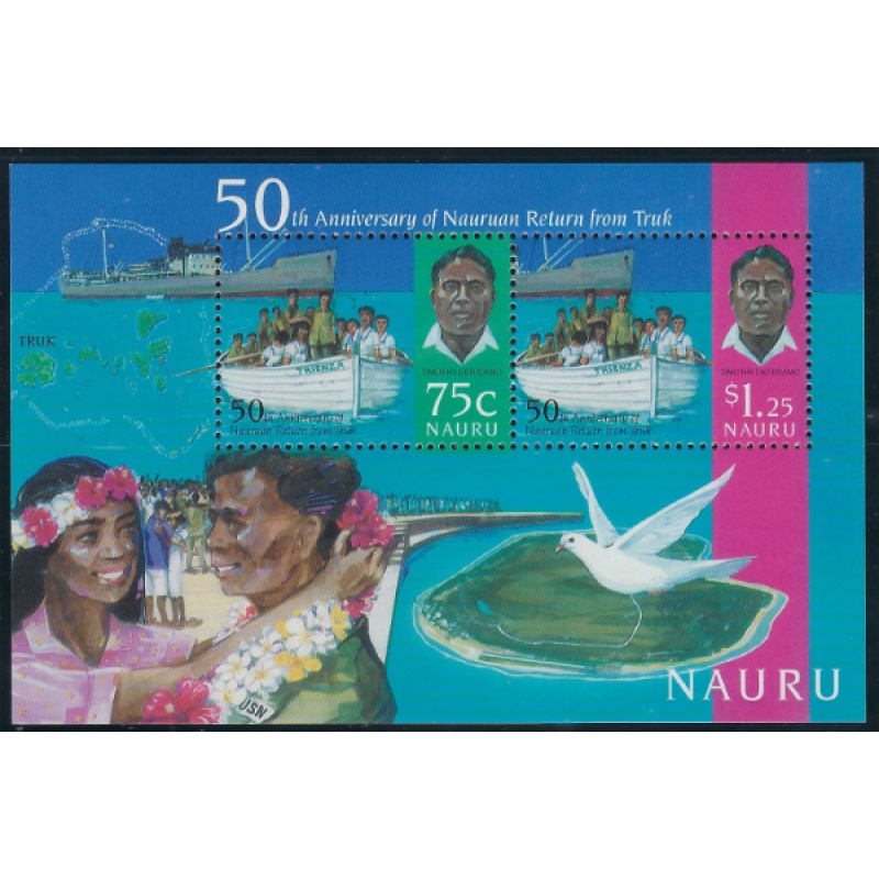 Nauru 433a MNH 1996 Return from Truk anniversary (ad2159)