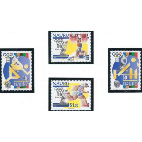 Nauru 437-40 MNH 1996 Olympics (ad2163)