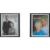 Nauru 445-46 MNH 1997 Royal Visit (ad2167)