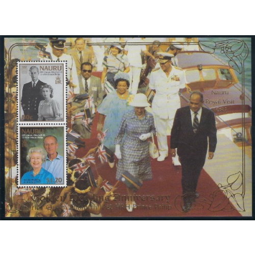 Nauru 446a MNH 1997 Royal Visit (ad2168)