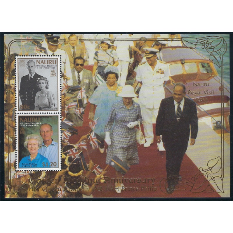 Nauru 446a MNH 1997 Royal Visit (ad2168)