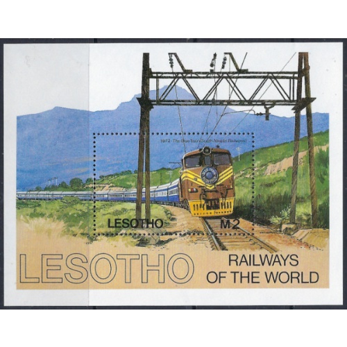 Lesotho 458 MNH Railways of the World (ad2171)