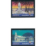 Nauru 447-48 MNH 1997 Christmas (ad2173)