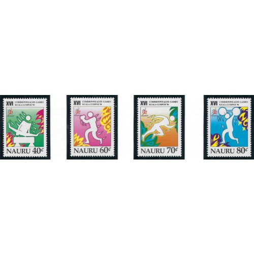 Nauru 454-57 MNH 1998 Commonwealth Games (ad2175)