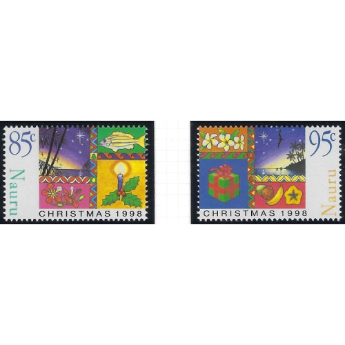 Nauru 460-61 MNH 1998 Christmas (ad2178)