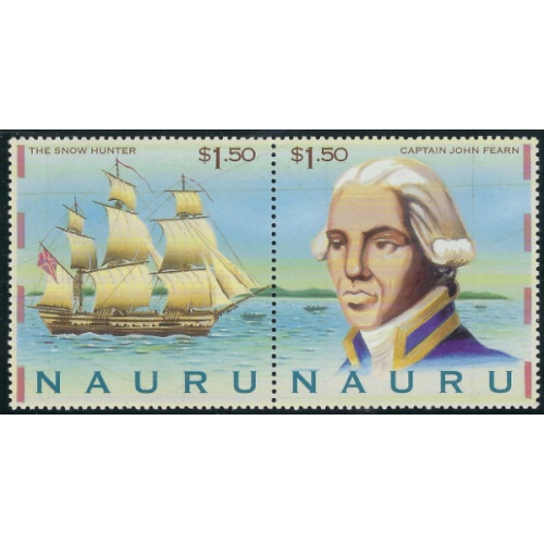 Nauru 463a MNH 1998 Capt John Fearn and Ship (ad2179)