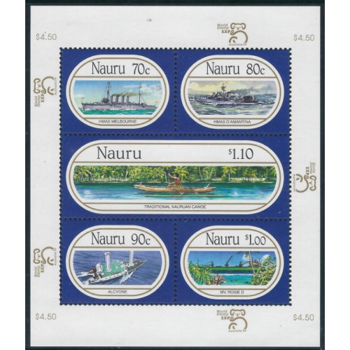 Nauru 464 MNH 1999 Ships and Boats (ad2181)