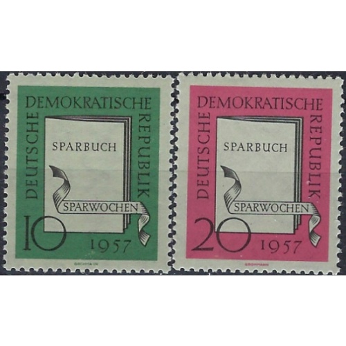 Germany DDR 367-68 MNH 1957 set (ak1131a)