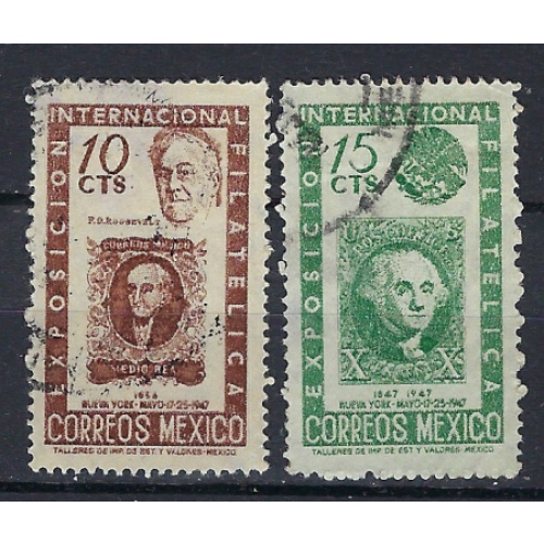 Mexico 826-27 Used 1947 issues (ak1182)