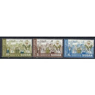 Sudan 229-31 MNH 1970 set (ak1294)