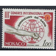 Monaco 510 MH 1962 issue (ak1330)