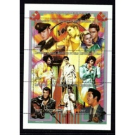 Chad 711A MNH 1997 Elvis Presley sheet of 9 (ak2155)