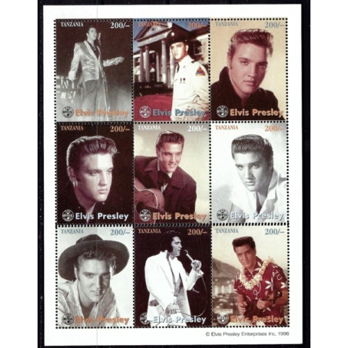 Tanzania 1439C MNH 1996 Elvis Presley (ak2156)