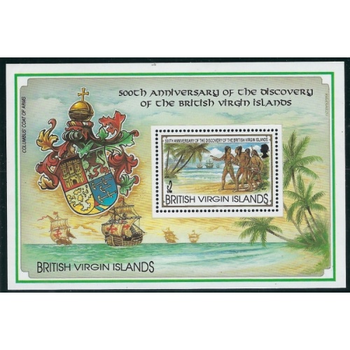 British Virgin Is 781 MNH 1993 souvenir sheet (ak2201)
