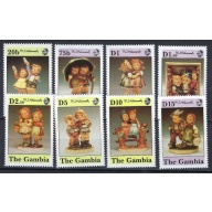 Gambia 1132-39 MNH 1991 Hummel figures (ak2314)