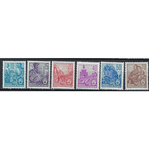 Germany DDR 227-30A MH 1955 set (ak2345)
