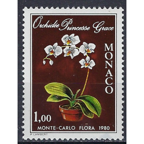 Monaco 1190 MNH 1979 Orchids (ak2628)