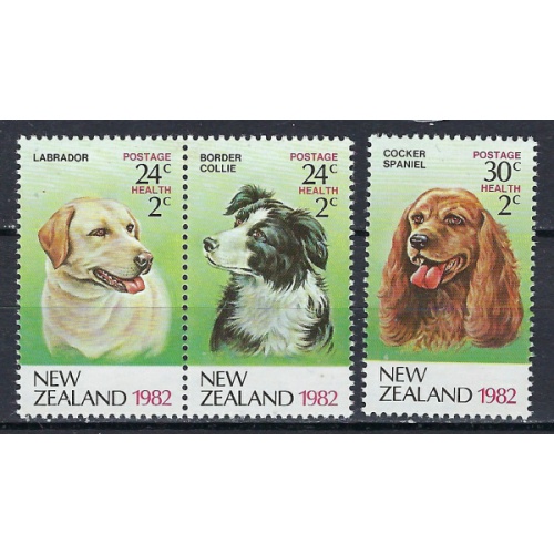 New Zealand B113a-14 MNH 1982 Dogs (ak2715)